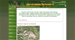 Desktop Screenshot of jaegervereinigung-oberhessen.de